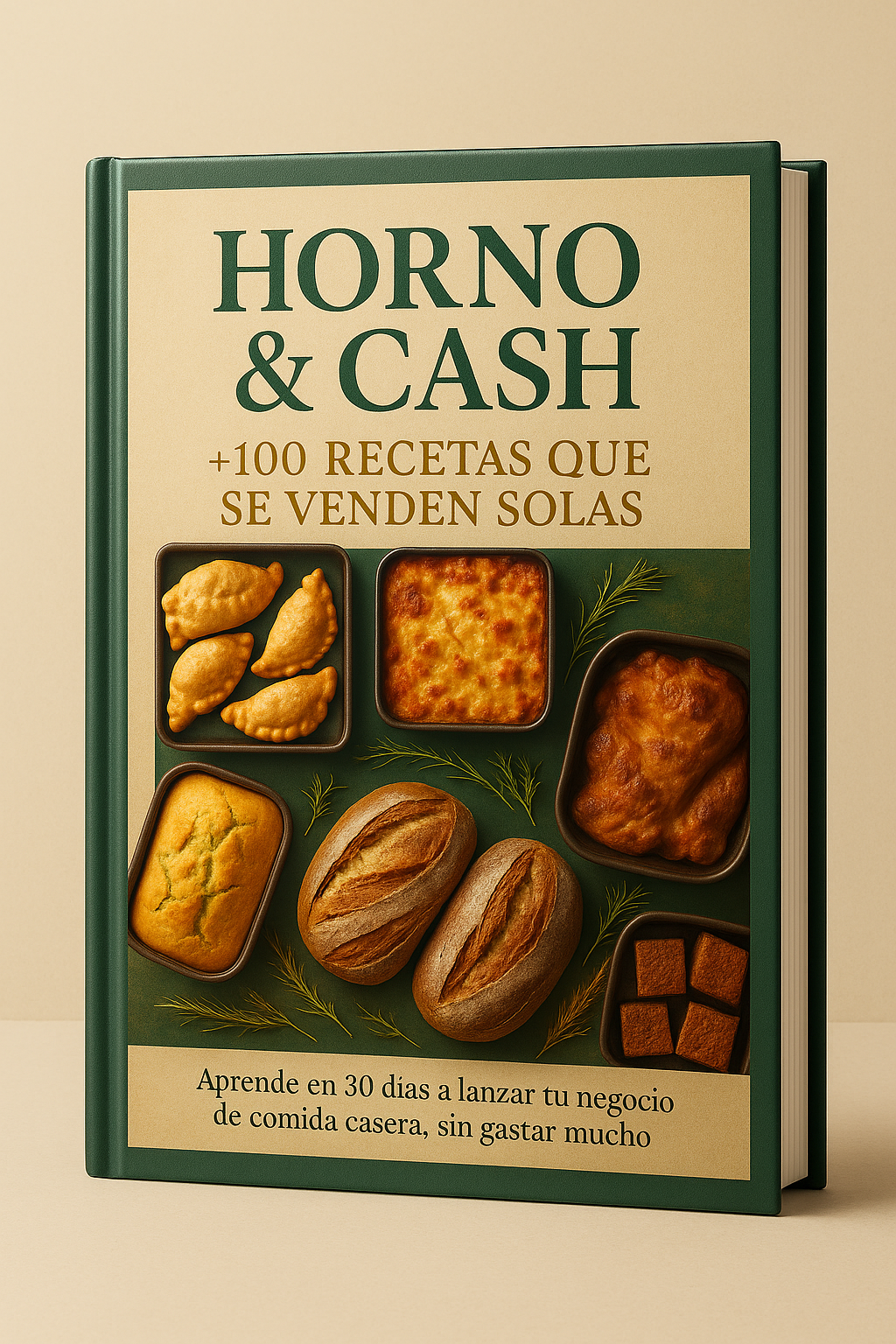 HORNO & CASH + 100 Recetas que se venden solas - Incluye 5 Bonus de Regalo